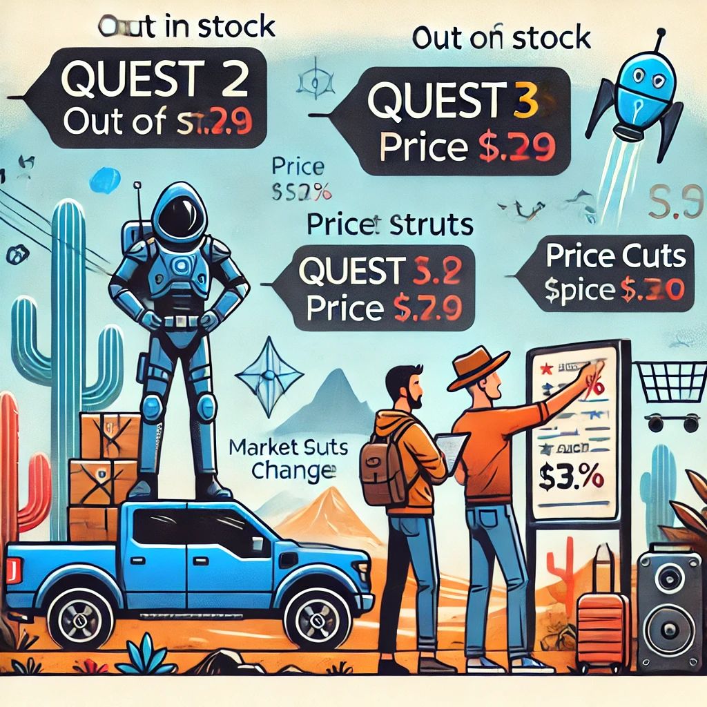 Quest 2在庫切れ、Quest 3S発売間近か？価格削減と市場戦略変化の兆し