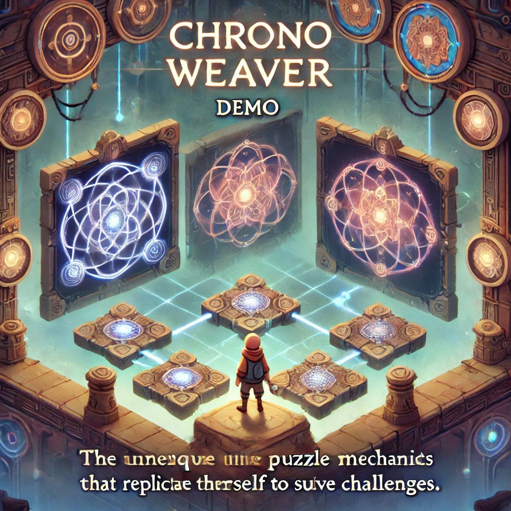 「Chrono Weaver」デモ公開、自己複製でパズル解決の新境地へ