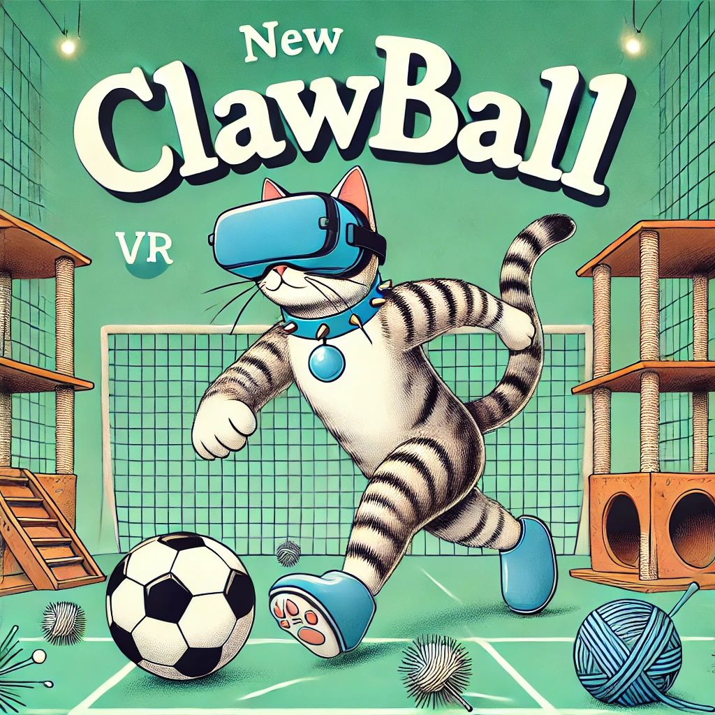 猫になってプレイする新感覚VRサッカー「Clawball」、開発進行中！
