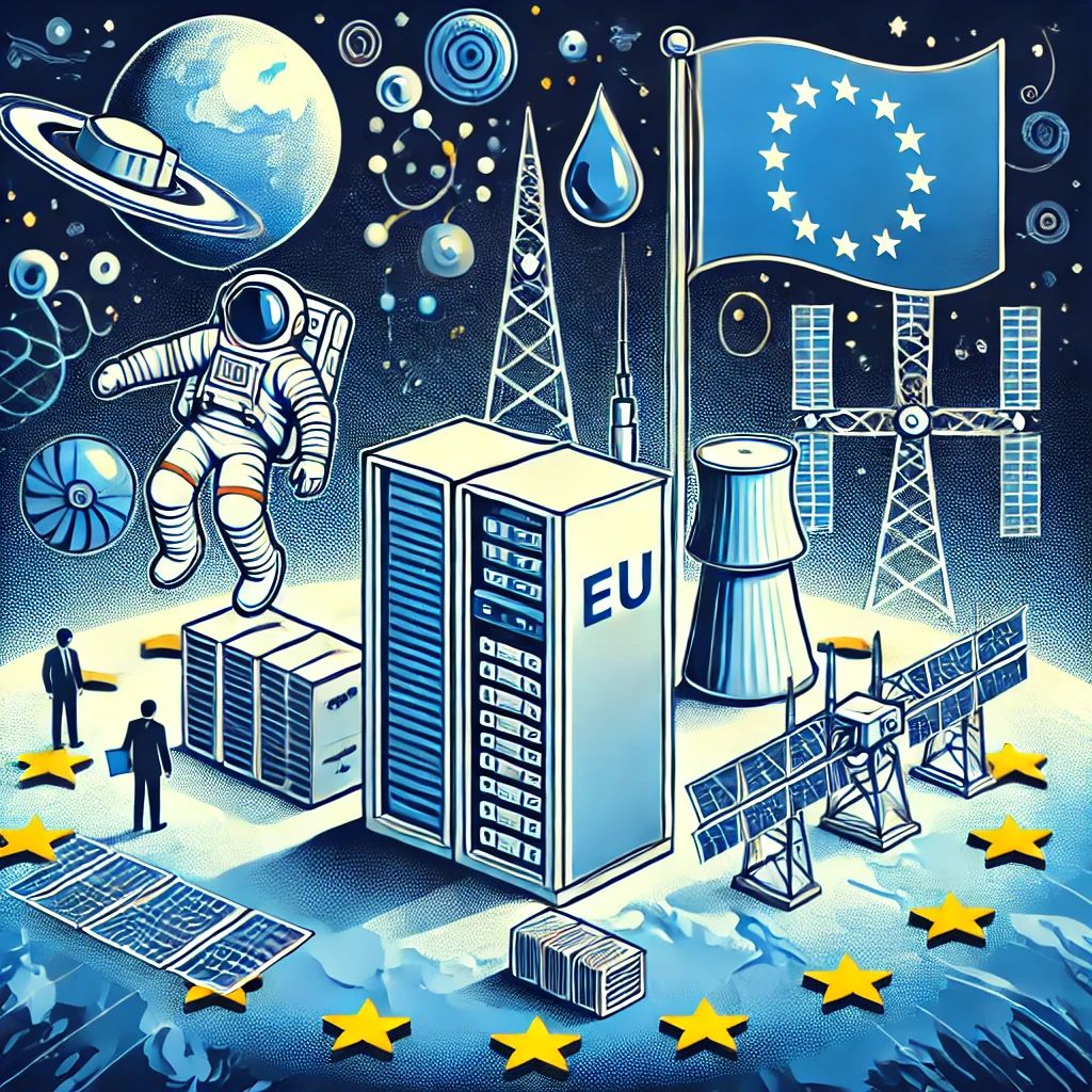 宇宙にデータセンター設置を探求するEU、地球のエネルギー問題に挑む