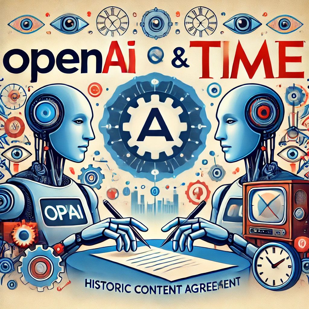 OpenAIとTimeが歴史的コンテンツ契約を締結、AIの未来とメディア業界に新風