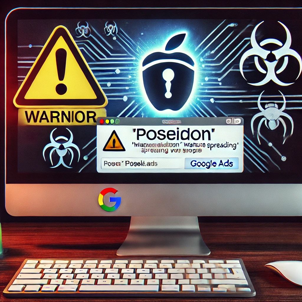 Macユーザー警戒：「Poseidon」マルウェアがGoogle広告経由で拡散