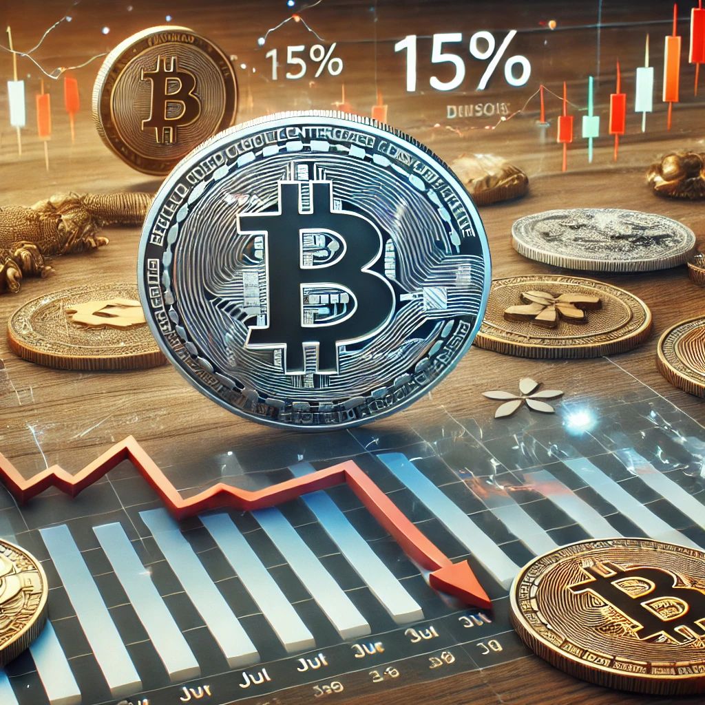ビットコイン第2四半期15%下落、アルトコインも苦戦