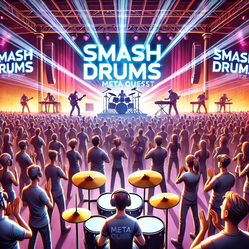 Meta Quest専用「Smash Drums」が革新的なVRロックショー体験を発表！
