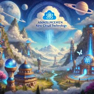 DALLE 2024-06-29 050253 - An illustration for the announcement of Stars Reach a new MMORPG using cloud technology The scene should include futuristic landscapes fantasy el - innovaTopia