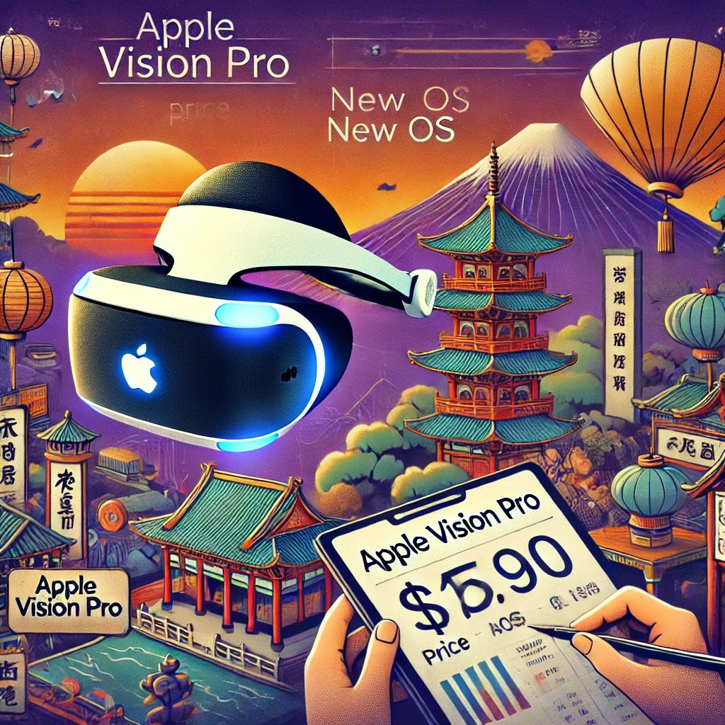 Apple Vision Pro、アジア市場に進出！価格と新OSの詳細公開
