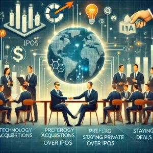 テクノロジー企業の創業者、IPOより買収や私有を好む傾向に