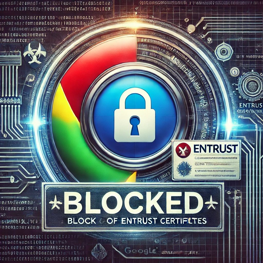 Google、2024年11月にChromeでEntrust証明書ブロックへ