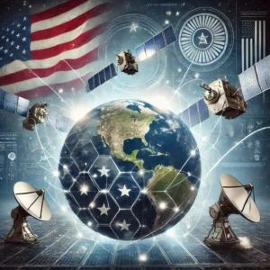 DALLE 2024-06-30 083335 - A striking and futuristic image representing the collaboration between the US military and the commercial space industry to enhance cybersecurity for - innovaTopia