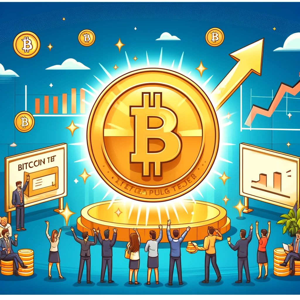 ビットコインETFに資金殺到、$71,000超えで市場沸騰