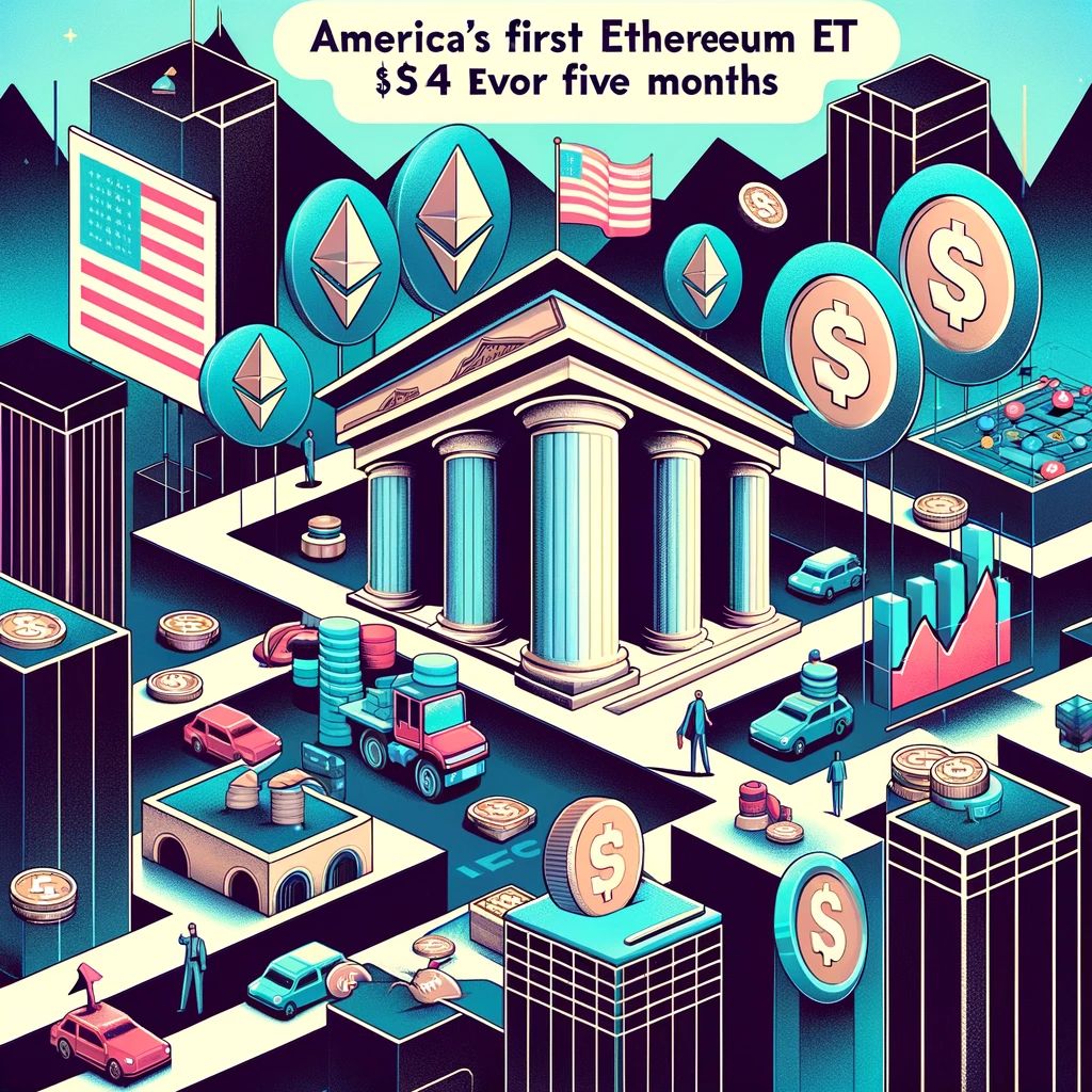 アメリカ初のEthereum ETF、5ヶ月で40億ドル流入の可能性