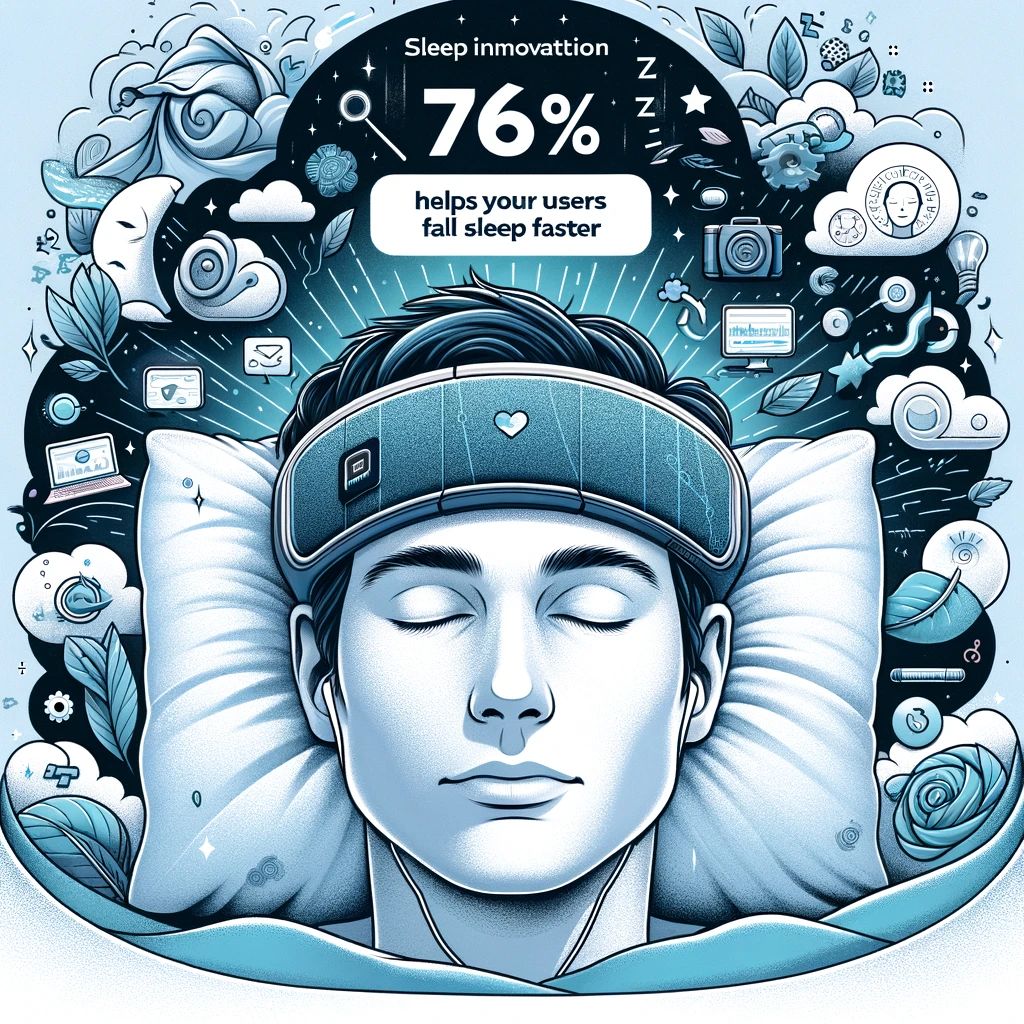 睡眠革新：Elemindが開発したヘッドバンド、76%が速く眠る