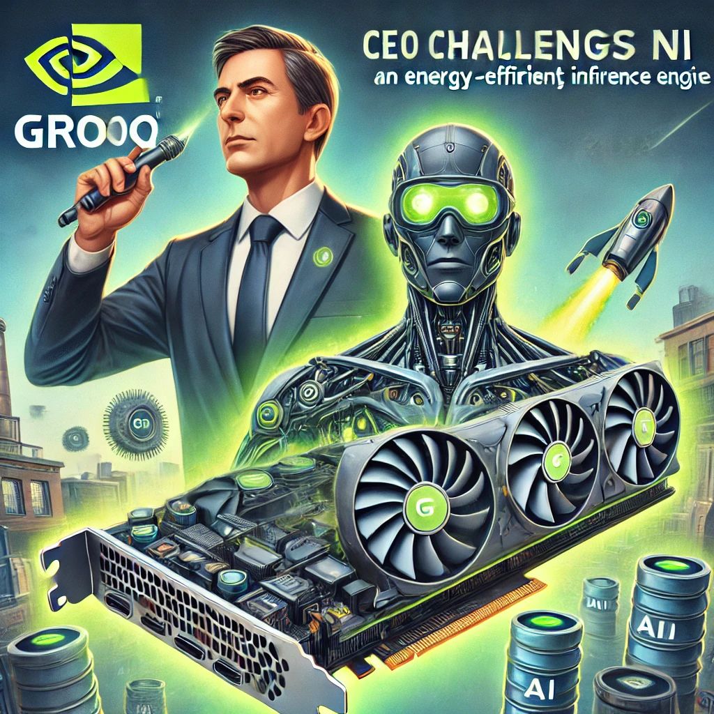 GroqのCEO、Nvidiaに挑む省エネAI推論エンジンで注目集める