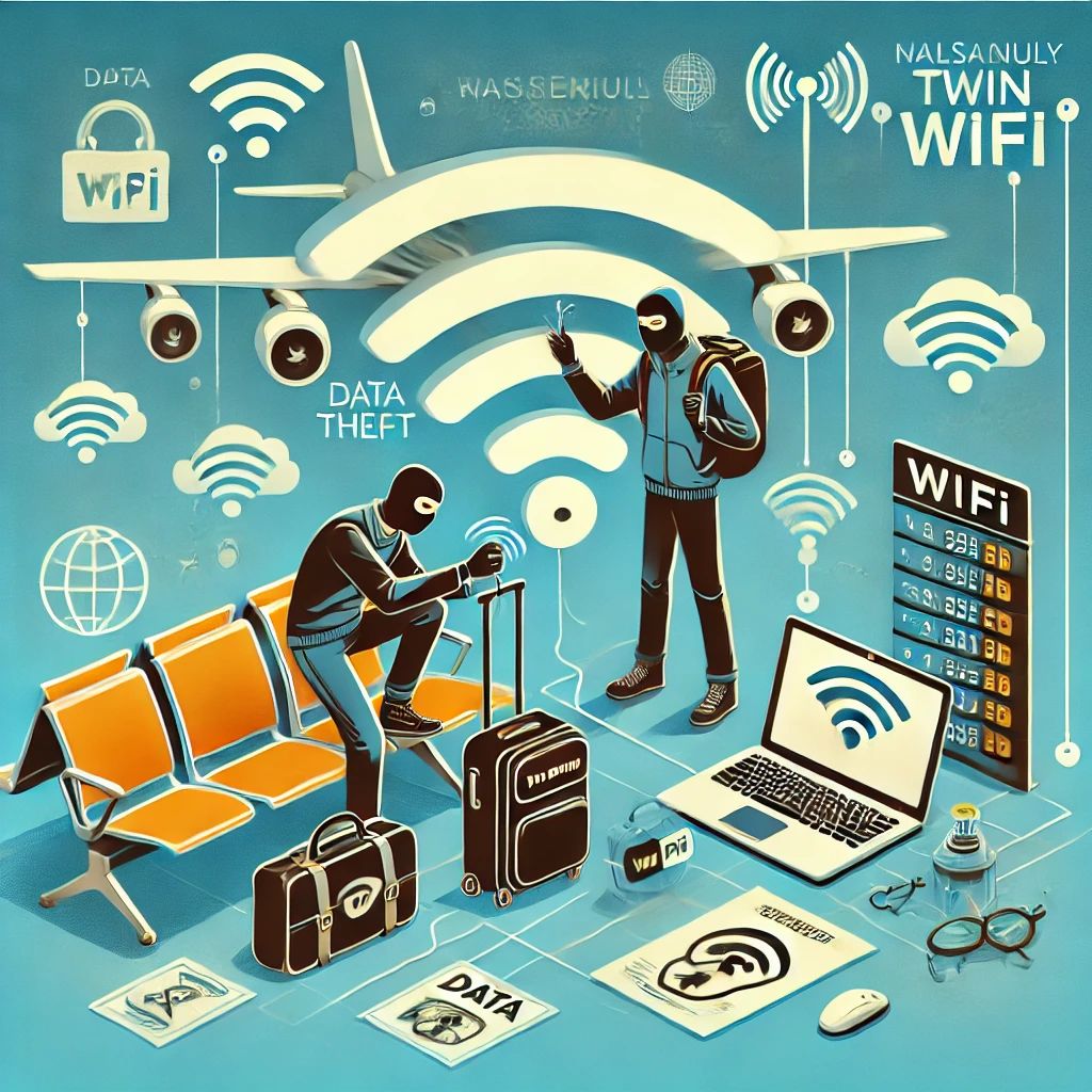 空港で「悪意のある双子」WiFi設置、男性が個人データ盗み逮捕される