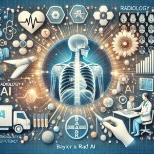 DALLE 2024-07-02 052625 - An illustration of a groundbreaking partnership between Bayer and Rad AI featuring elements of radiology AI technology and medical efficiency - innovaTopia