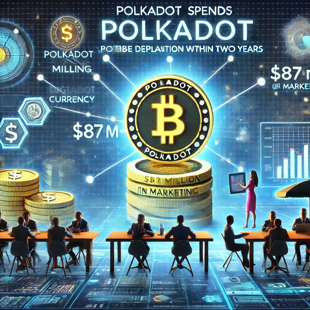 Polkadot、8700万ドルを支出しマーケティングに注力、資金は2年で枯渇か