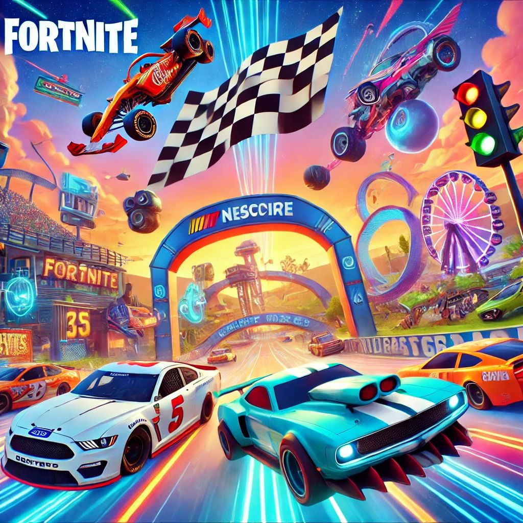 NASCARがFortniteで疾走、象徴的トラックがゲーム内デビュー
