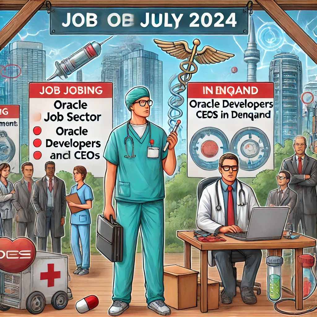 ヘルスケアIT分野、2024年7月に求人情報公開！Oracle開発者やCEO募集中