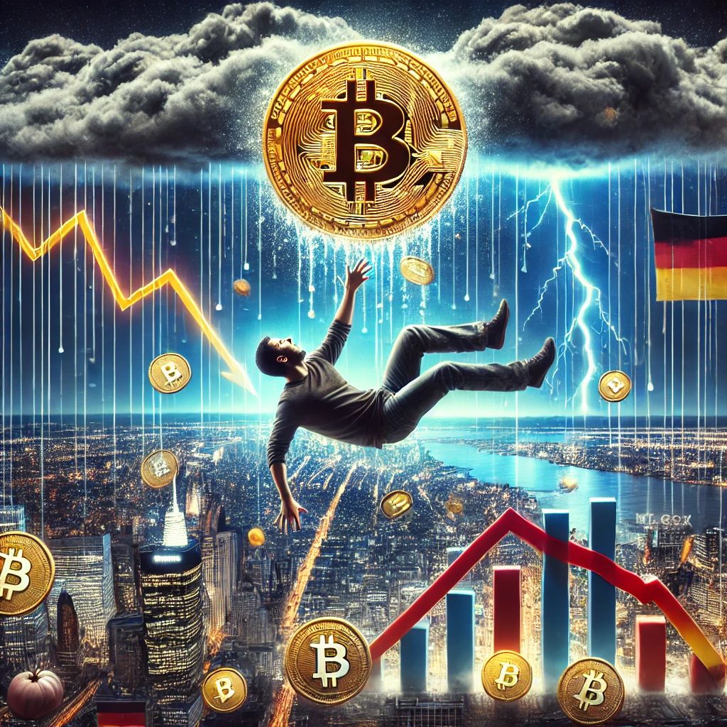 ビットコイン価格、Mt. Goxとドイツ政府の動きで58,000ドル割れ