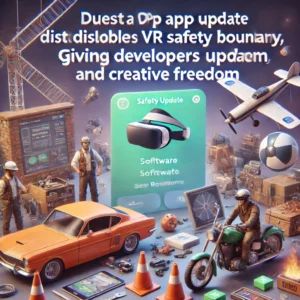 Questアプリ更新でVR安全境界線無効化、開発者に新自由度