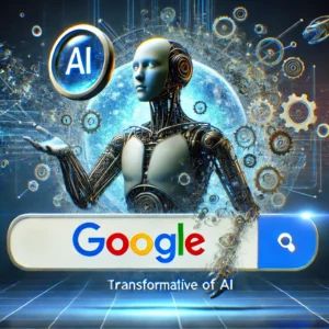 DALLE 2024-07-05 040737 - An illustration of a futuristic search engine with AI elements challenging Googles dominance representing the transformative future of search with - innovaTopia