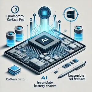 Microsoftの新Surface Pro、Qualcomm搭載でバッテリー寿命向上、AI機能は未完成