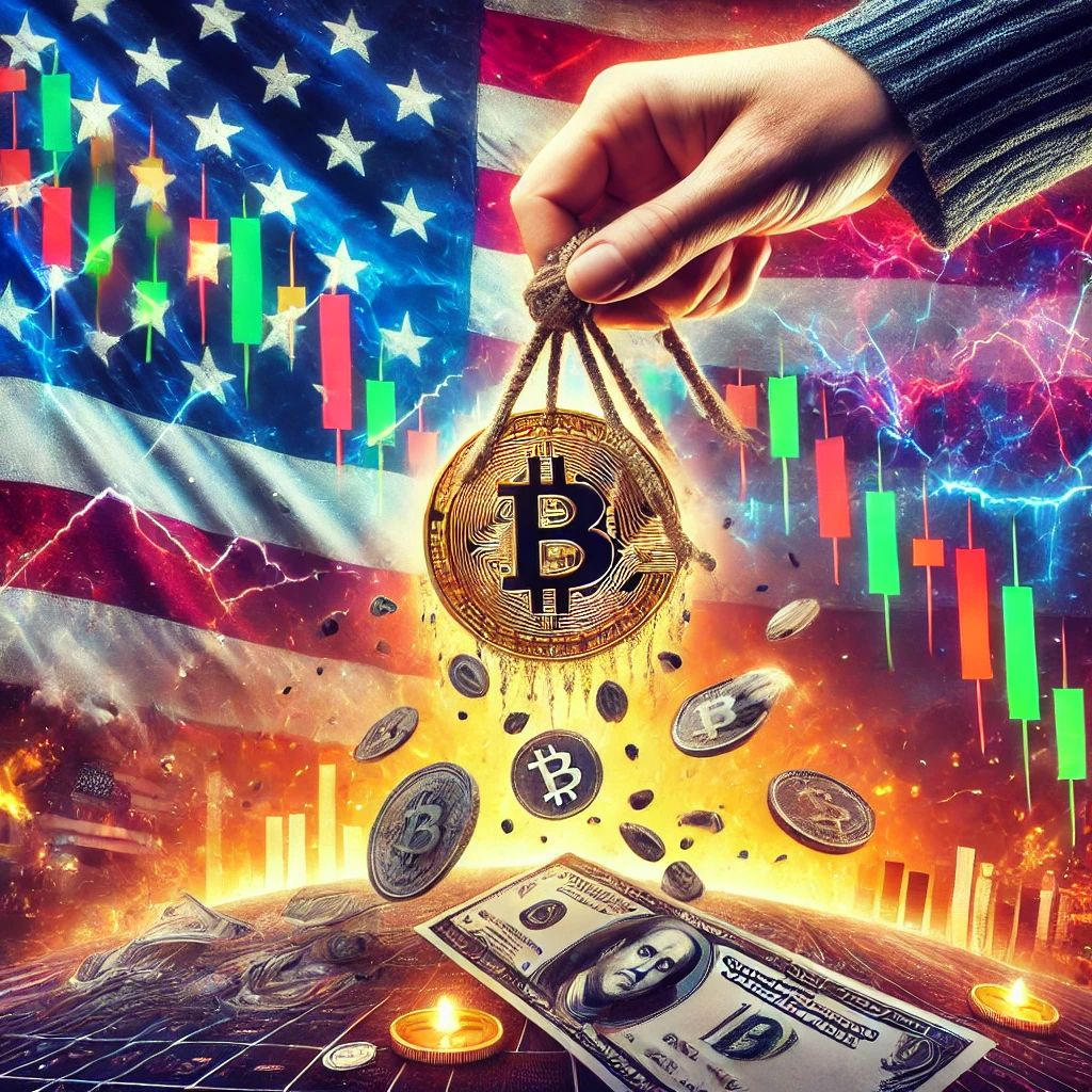 ビットコイン価格の急落、米国株も連動して下降へ