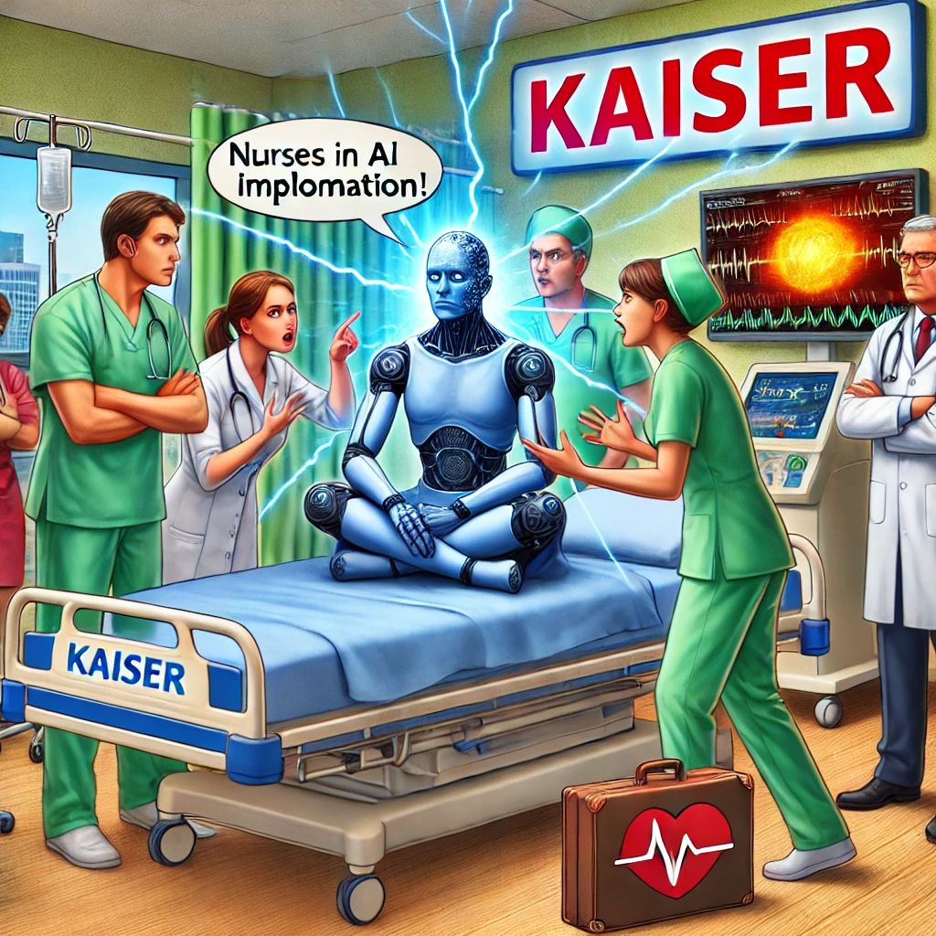ヘルスケア大手Kaiser、AI導入で看護師との緊張高まる