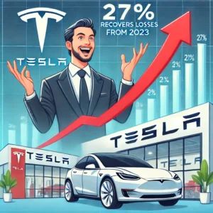 テスラ株、27%急騰で2023年の損失を完全回復！納車数上振れが奏功
