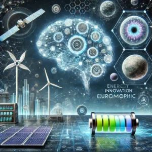DALLE 2024-07-08 020109 - A scene illustrating neuromorphic innovation with energy-efficient technology that could change the future of AI featuring elements of futuristic tec - innovaTopia
