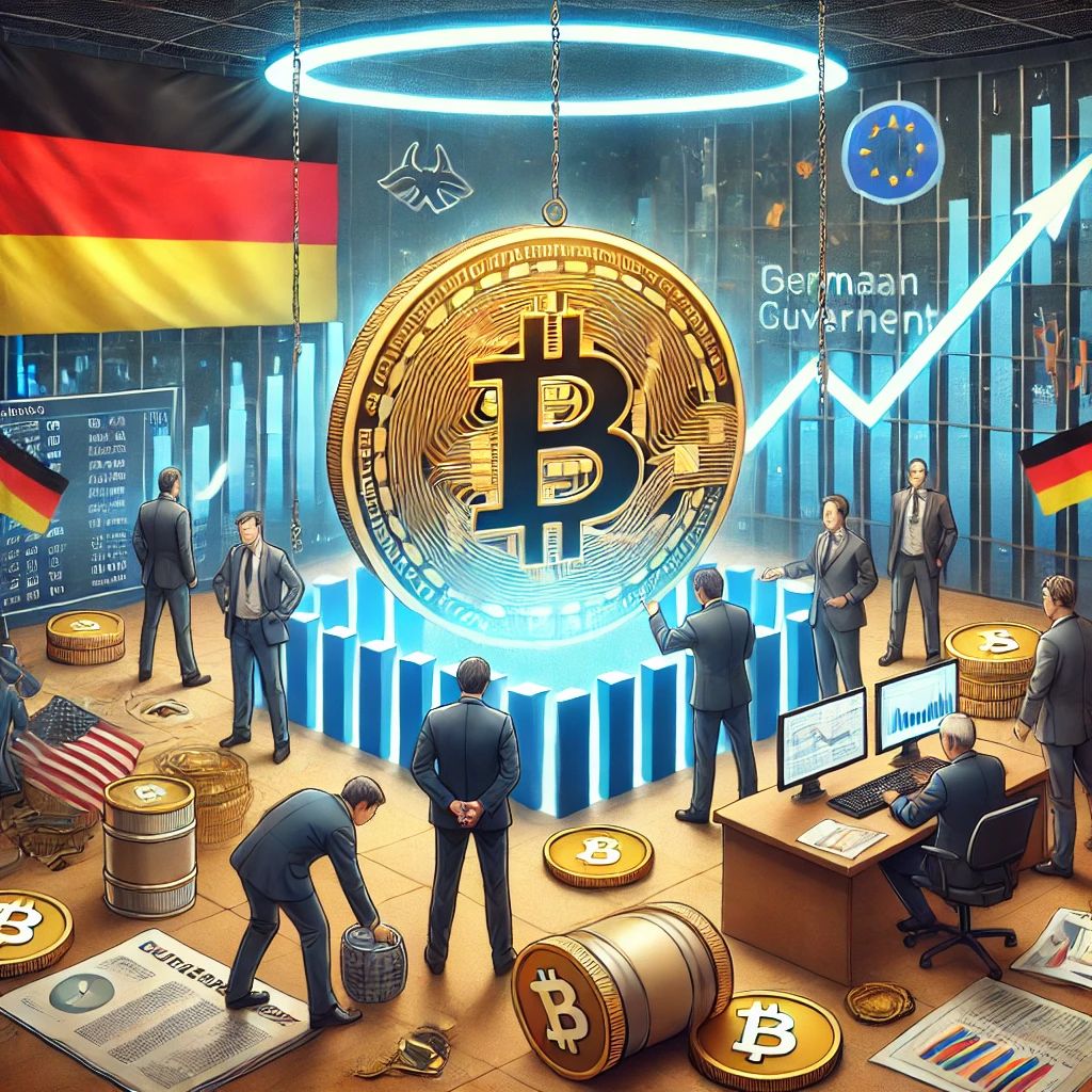 ドイツ政府のビットコイン売却、市場に下降圧力を与える