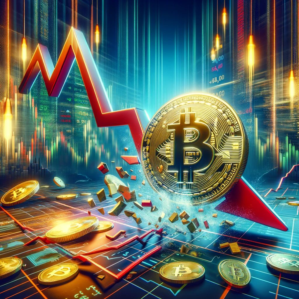 ビットコイン、$58,000超えから微減 – 市場の不安定要因と回復の兆し