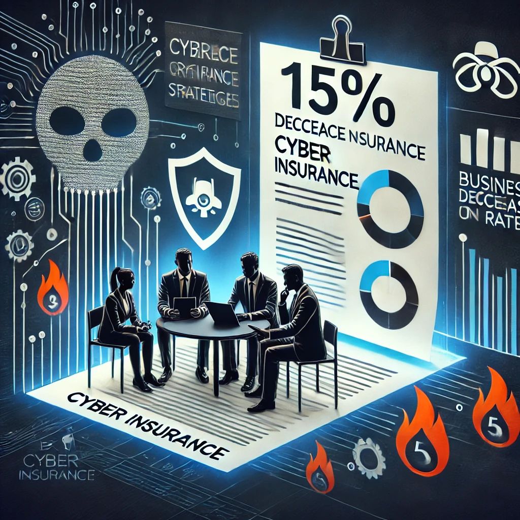サイバー保険料率、市場競争激化で15%減少！企業の保護手段が手頃に
