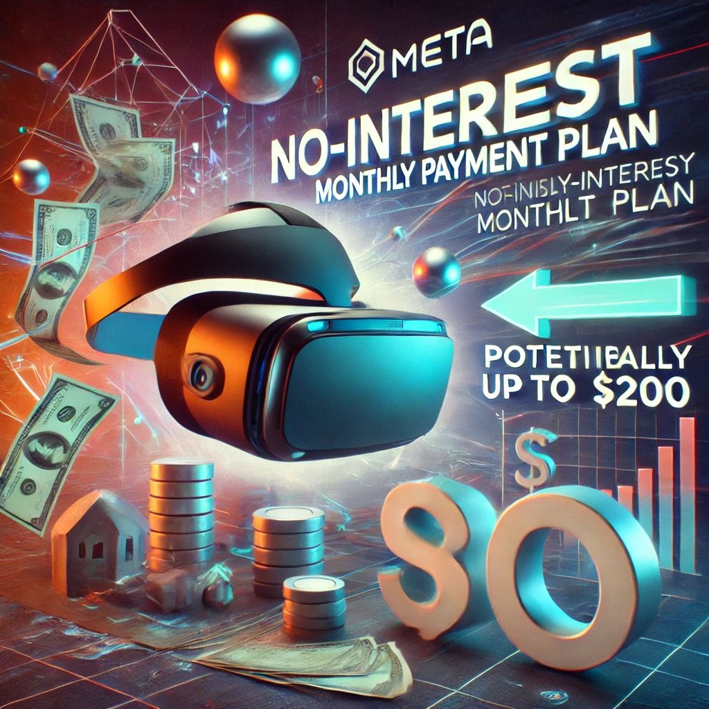 MetaがQuest 3 VRヘッドセットの無利息月払いプランを発表、最大200ドル節約も