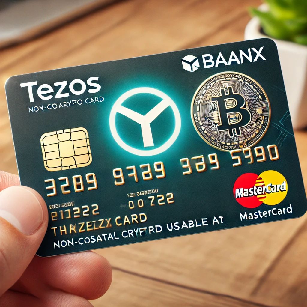 TezosとBaanx、非保管型暗号通貨カードで提携：Mastercard加盟店で利用可能に