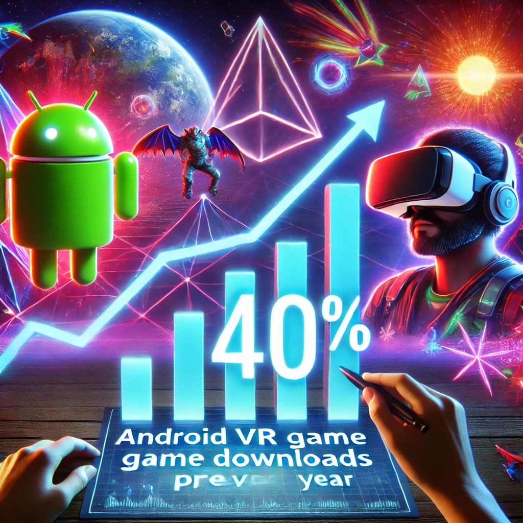 Android VRゲームダウンロード、前年比40%増で新記録達成！