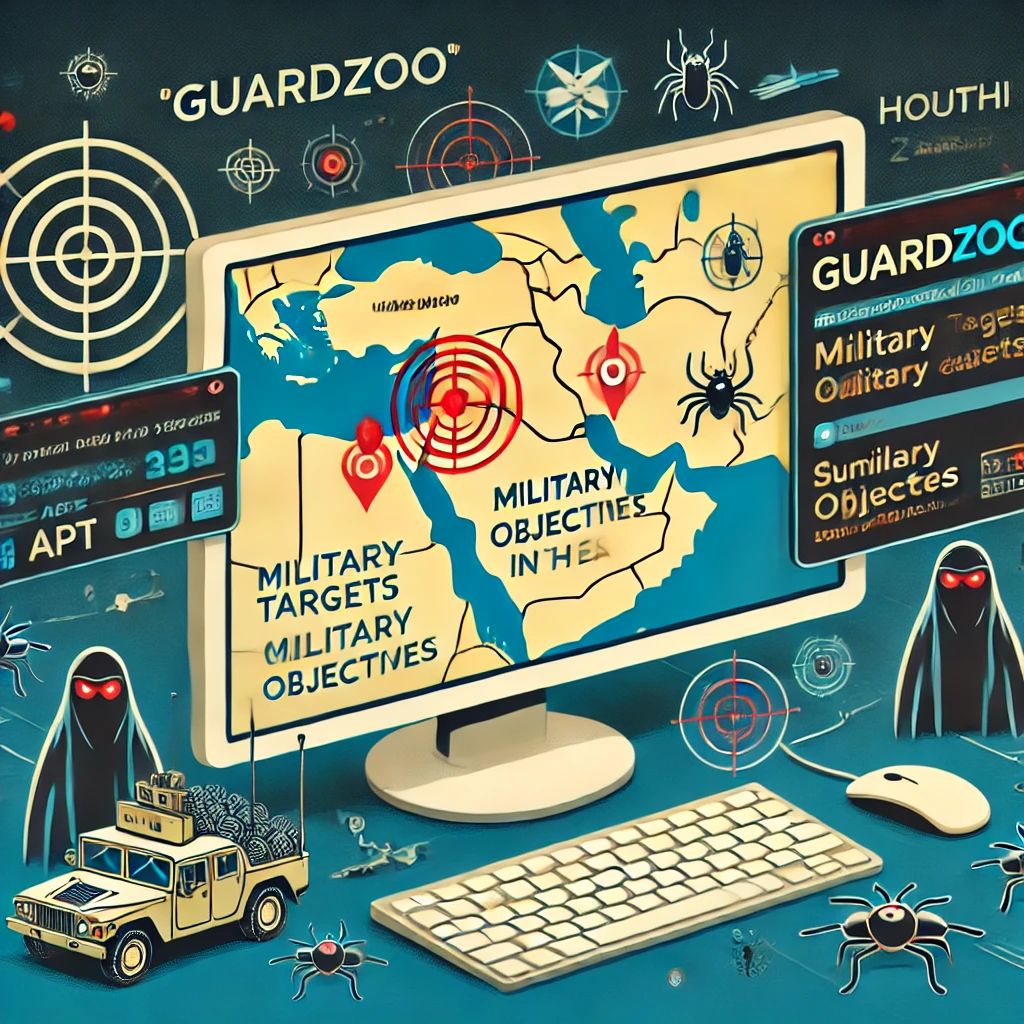 中東軍事目標に「GuardZoo」スパイウェア攻撃、Houthi関連APTグループが実行
