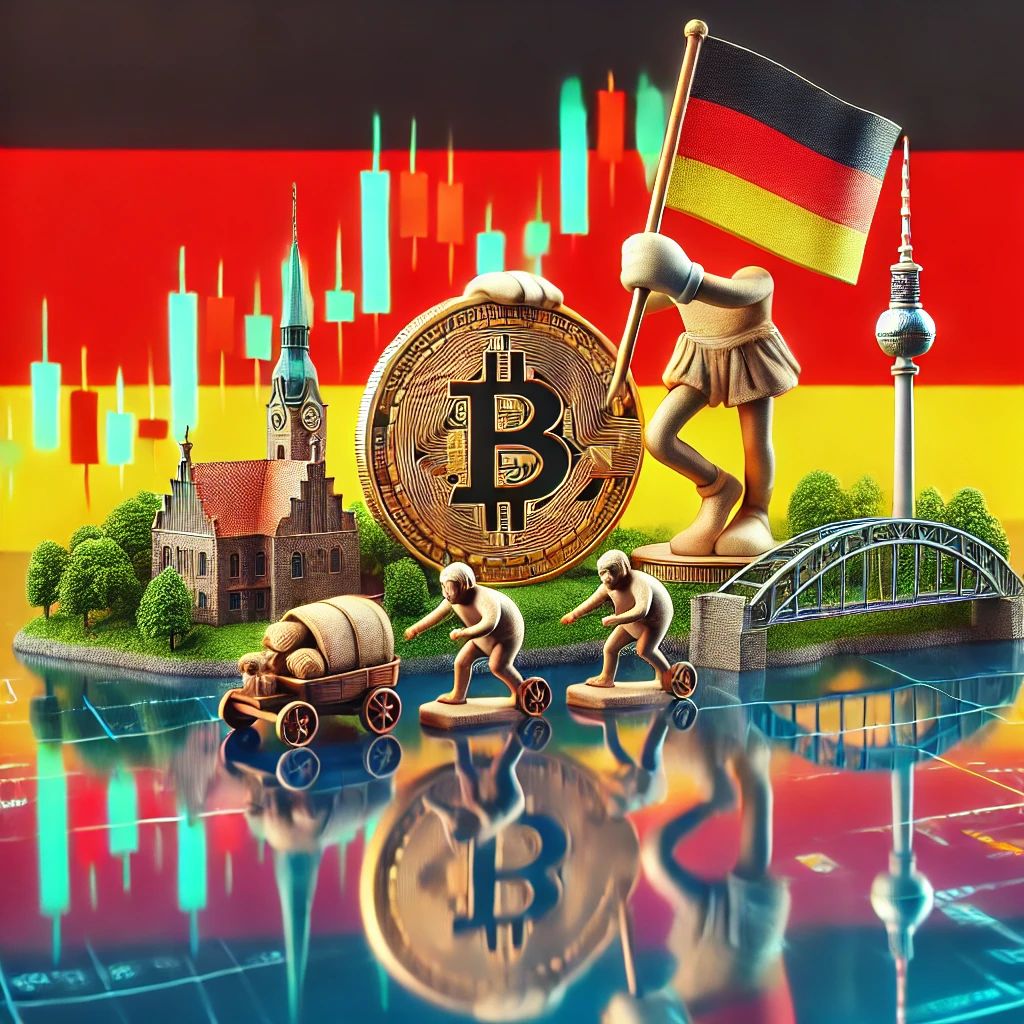ドイツのビットコイン売却にも関わらず価格は安定、市場の成熟度を示す