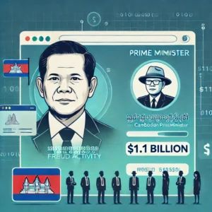 カンボジア首相関連のオンラインプラットフォーム、11億ドル詐欺活動に関与か