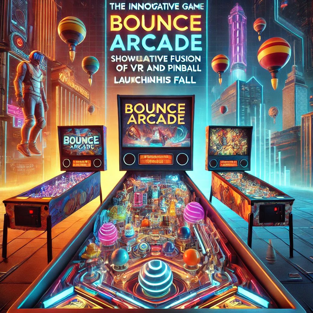 秋発売予定「Bounce Arcade」、VRとピンボールの革新的融合でゲーム界に新風