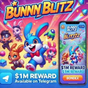 Telegramで遊べる新ゲーム「Bunny Blitz」、Bondexが$1M報酬でローンチ!