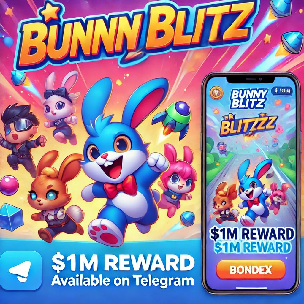 Telegramで遊べる新ゲーム「Bunny Blitz」、Bondexが$1M報酬でローンチ!