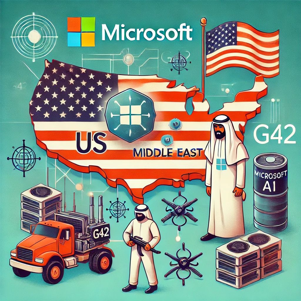米国、Microsoftと中東AI企業G42の提携に警戒感 – 技術漏洩のリスク検討中