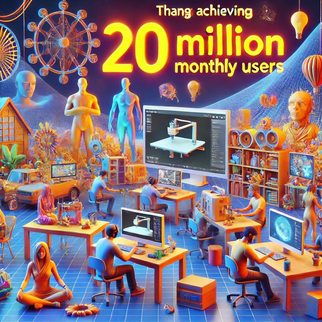 3Dアート界の新巨人、Thangsが月間2000万ユーザーを突破！