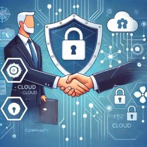 DALLE 2024-07-13 041348 - An illustration showing a handshake between a government official and a representative of a cloud company symbolizing collaboration The background s - innovaTopia