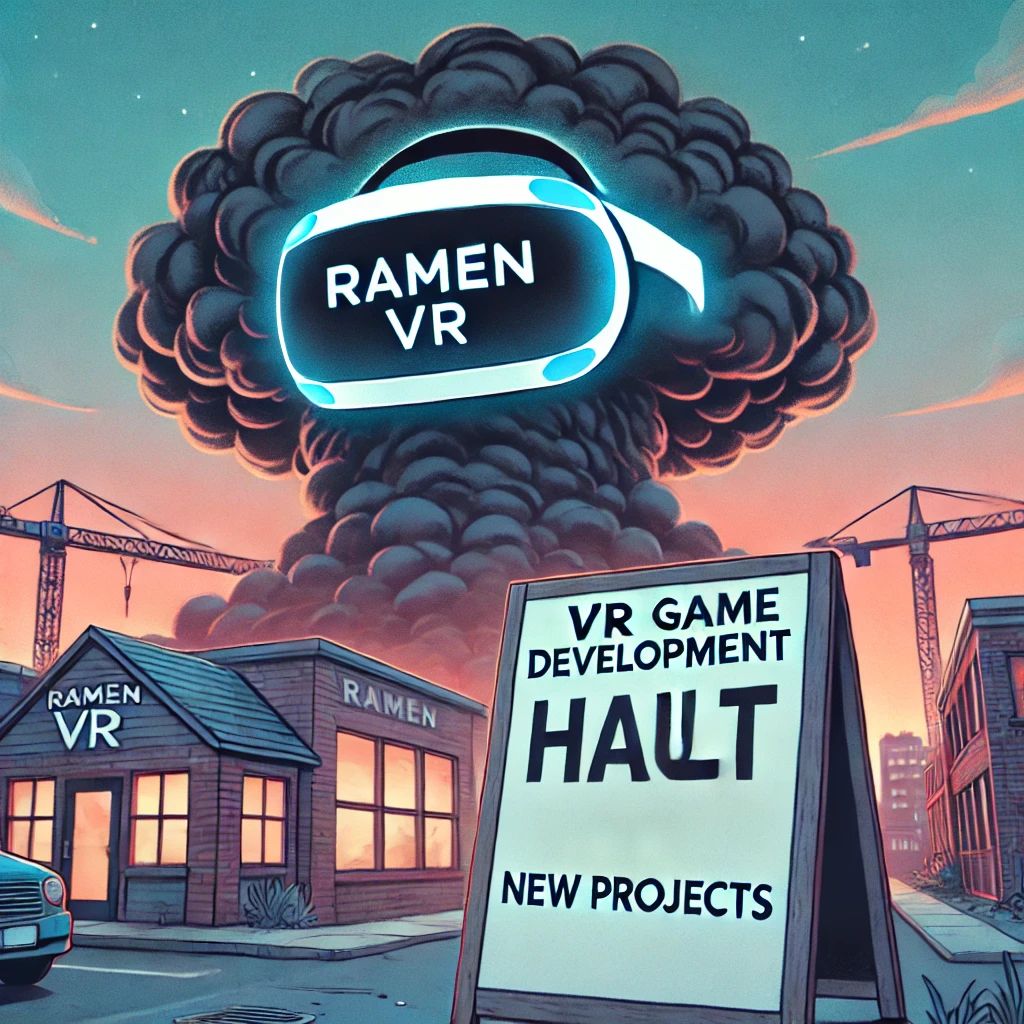 VRゲーム開発の未来に暗雲？Ramen VRが新規プロジェクト中止を発表
