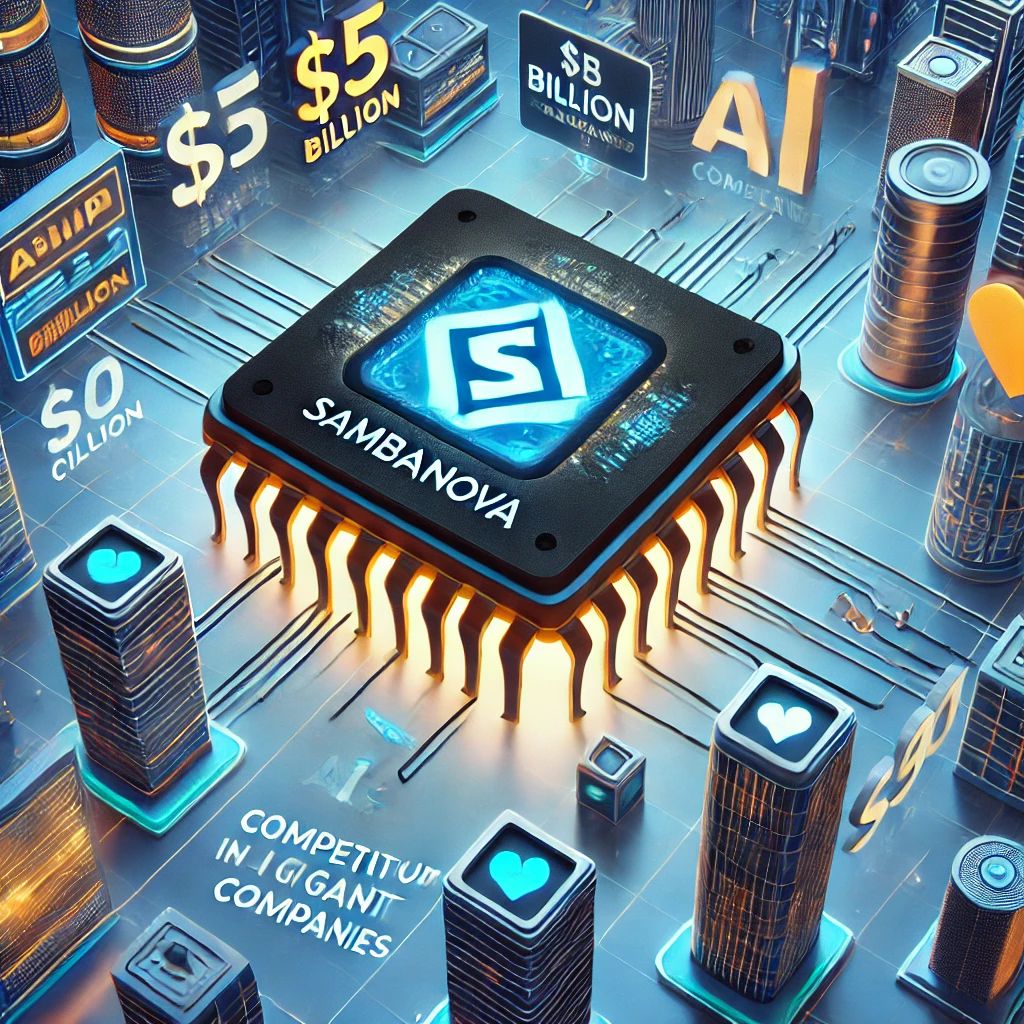 SambaNovaがAIチップ市場で50億ドル評価、巨大企業と競合