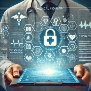 DALLE 2024-07-13 152522 - An illustration depicting the medical industry releasing a new blueprint for technological innovation and security enhancement The scene shows a digi - innovaTopia