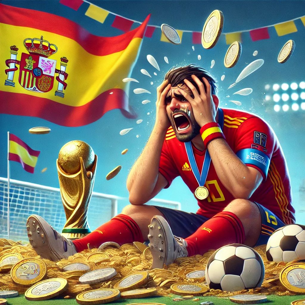 スペイン国家チームのファントークン、ヨーロッパ選手権勝利後に価値20%減