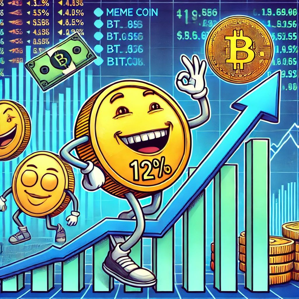 ミームコイン市場が12%急騰、ビットコイン回復の余波で